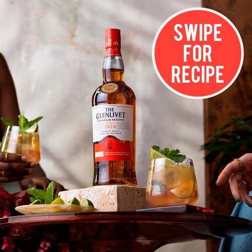The Glenlivet Caribbean Reserve Single Malt Scotch Whisky With Giftbox