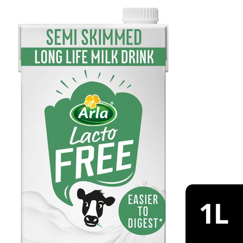 Arla LactoFREE Long Life Semi Skimmed Milk Drink 