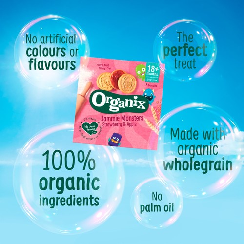 Organix Mini Cheese Crackers Toddler Snack Multipack 12+ Months