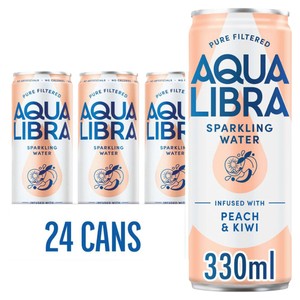 Aqua Libra Peach & Kiwi 24s