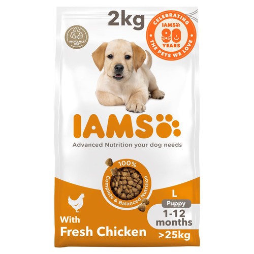 IAMS Advanced Nutrition Puppy Food Large Breed with Fresh Chicken