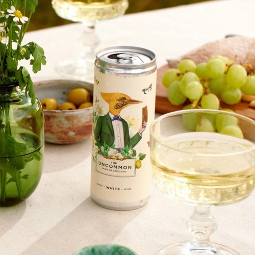 The Uncommon English White Wine Can
