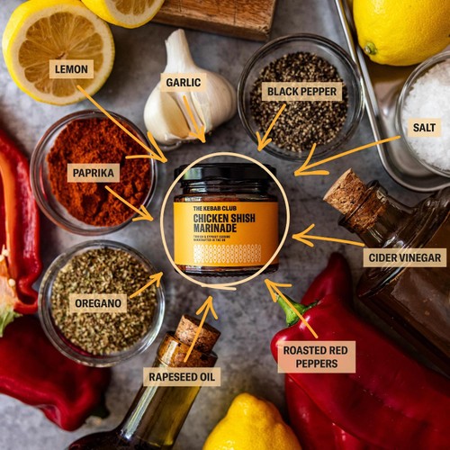 The Kebab Club Chicken Shish Marinade