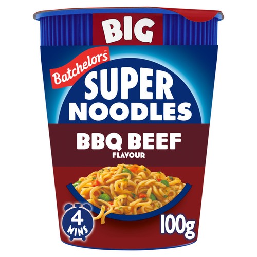 Batchelors Big Super Noodles Pot BBQ Beef Flavour