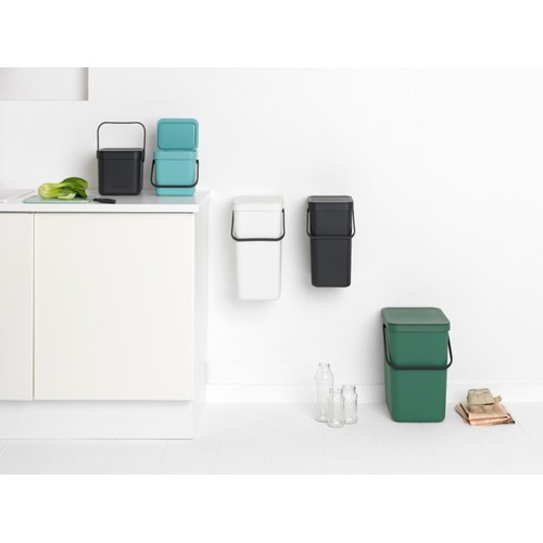 Brabantia Sort & Go Waste Bin  Grey 12L