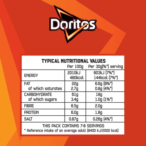 Doritos Dip or Load Paprika Tortilla Chips Sharing Crisps