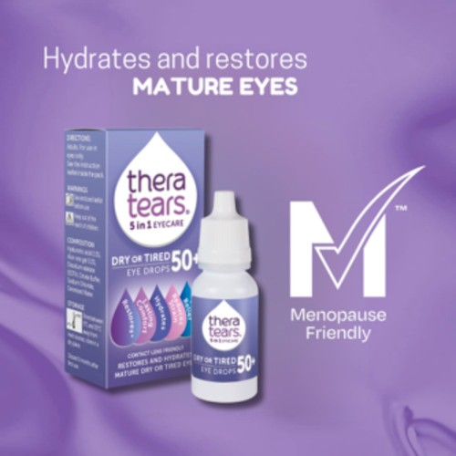 TheraTears 5 in 1 Dry or Tired 50+ Eyes Eye Drops