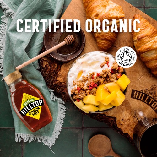 Hilltop Honey Organic Blossom Squeezy 
