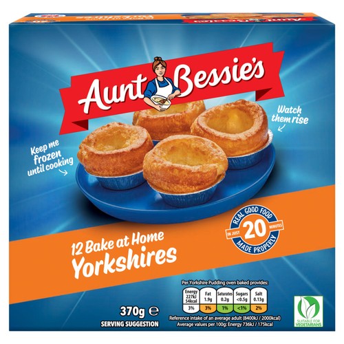Aunt Bessie's 12 Bake at Home Yorkshires