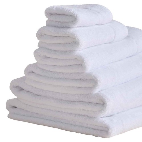 M&S Egyptian Cotton 650GSM Hand Towel, White