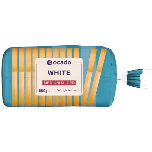 Ocado White Medium Sliced Bread