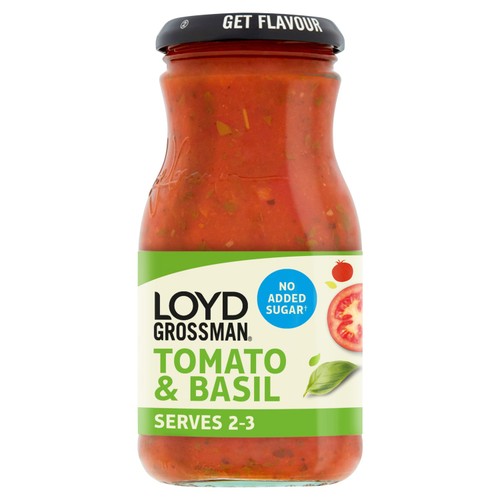 Loyd Grossman Tomato & Basil No Added Sugar Pasta Sauce