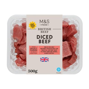 M&S Select Farms Diced British Beef