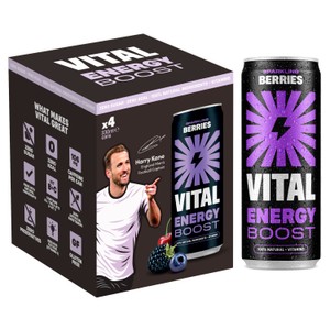 Vital Drinks Natural Energy Sparkling Berries