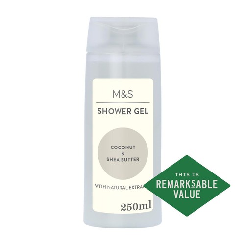 M&S Shower Gel Coconut & Shea Butter