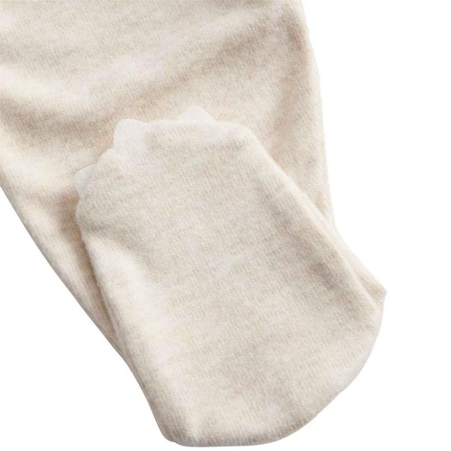 M&S Little Monster Sleepsuit, 3-6 Months, Cream