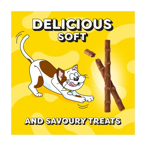 Dreamies Meaty Sticks with Salmon Cat Treats