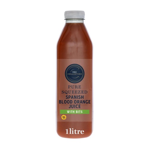 M&S Spanish Blood Orange Juice with Bits