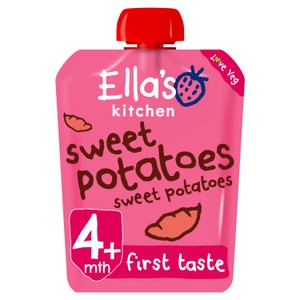 Ella's Kitchen Sweet Potatoes, Pumpkin Baby Food Pouch 4+ Months