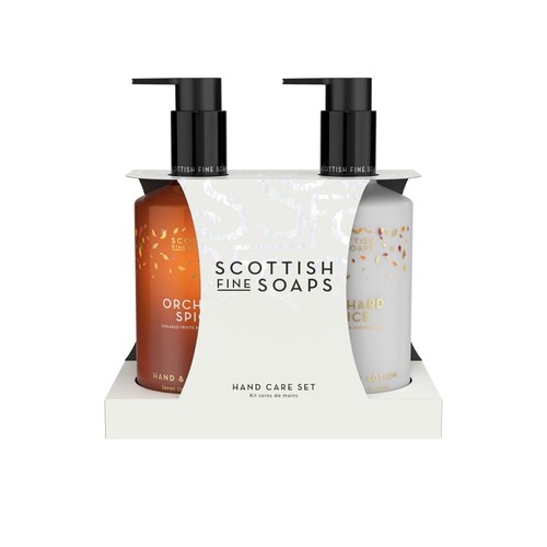 Scottish Fine Soaps Orchard Spice Hand Care Set 2x300ml