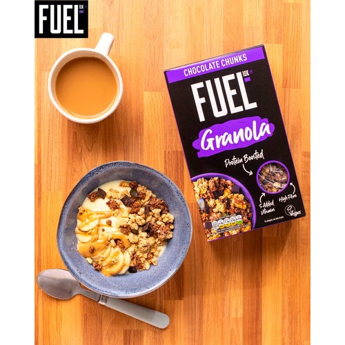 FUEL 10K Chocolate Chunks Protein Granola Breakfast Cereal