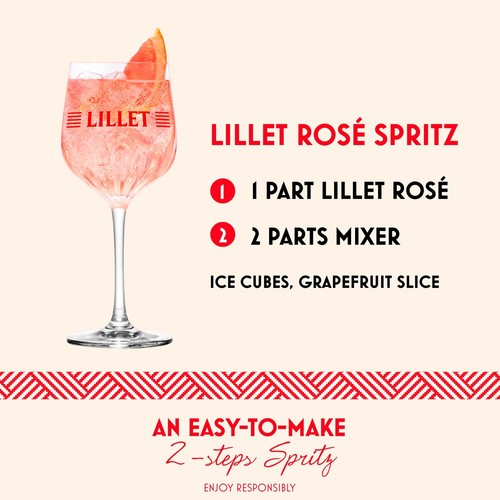 Lillet Rose Wine-Based Aperitif