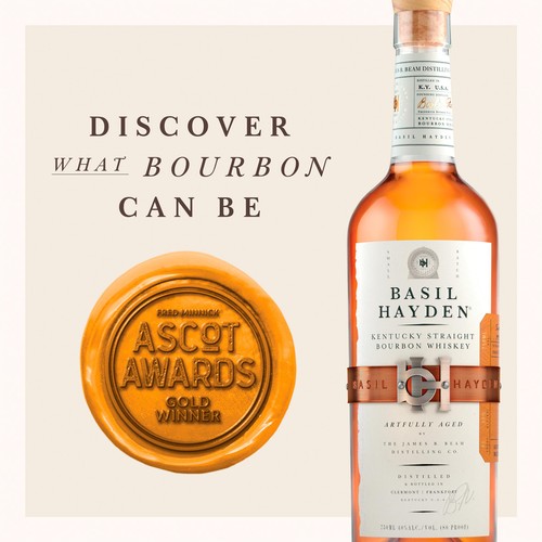Basil Hayden Kentucky Straight Small Batch Bourbon Whiskey