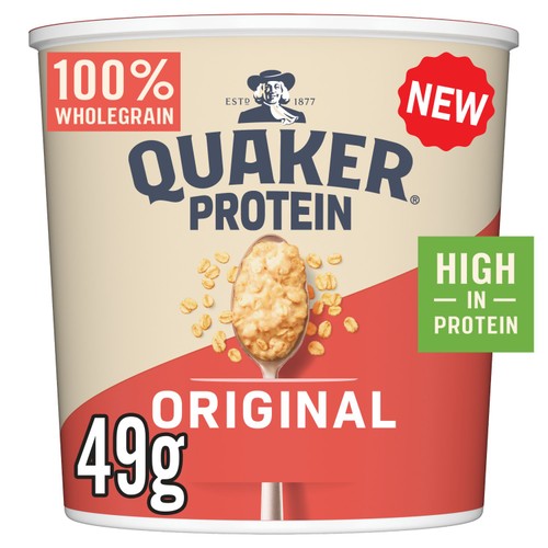 Quaker Oats High Protein Original Porridge Pot