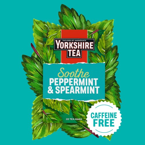 Yorkshire Tea Soothe Peppermint & Spearmint Herbal Tea Bags