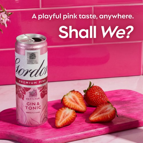 Gordon's Pink Gin & Tonic Can