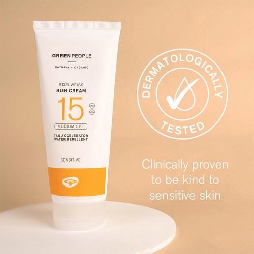 Green People SPF 15  Sun Cream With Tan Accelerator