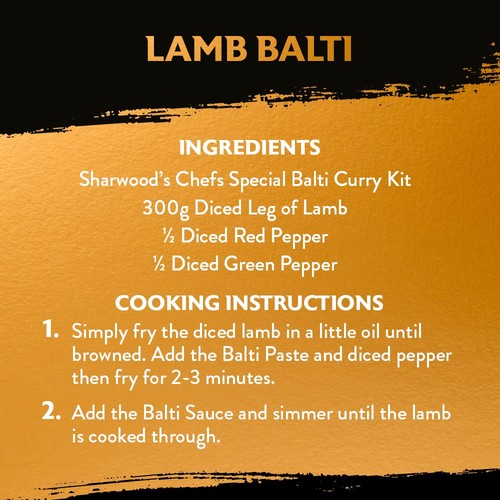 Sharwood's Balti Indian Curry Sauce Kit