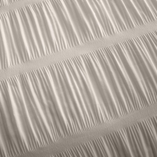 Catherine Lansfield Seersucker Single Duvet Set Natural