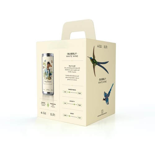 The Uncommon English Bubbly White Wine Cans Multipack