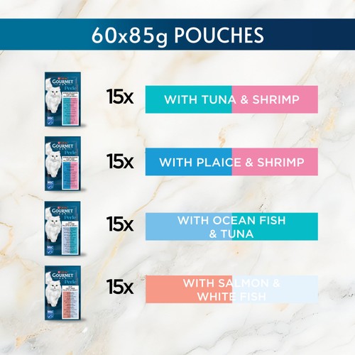 Gourmet Perle Ocean Collection Wet Cat Food