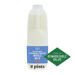 British Whole Milk 3.7% Fat