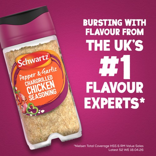 Schwartz Pepper & Garlic Chargrilled Chicken Seasoning Jar