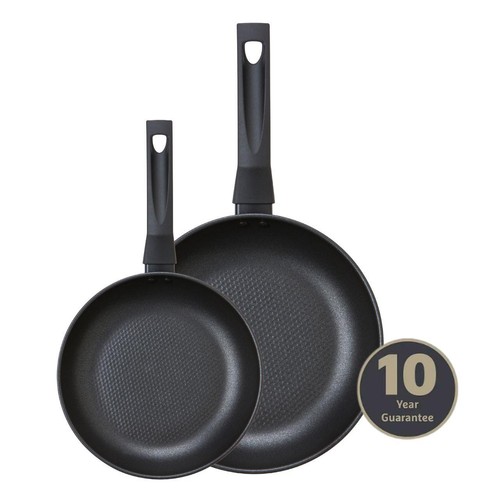 Prestige 9 x Tougher Aluminium Frypan Twin Pack 21/29cm
