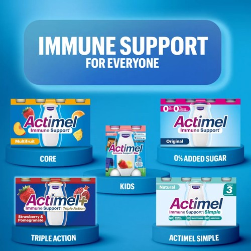 Actimel Original Fat Free Immune Support Yoghurt Drink Multipack