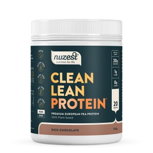 Nuzest Clean Lean Protein Premium European Pea Protein Powder Rich Chocolate 500G