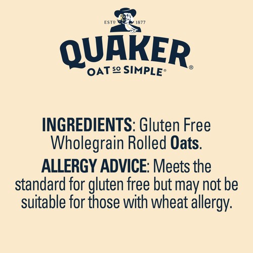 Quaker Oat So Simple Gluten Free Original Porridge Sachets Cereal