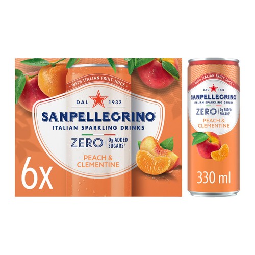 San Pellegrino Zero Peach & Clementine
