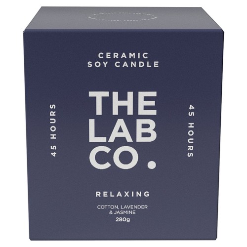 The Lab Co. Relaxing Ceramic Boxed Candle
