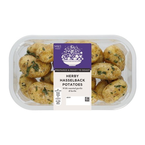 M&S Herby Hasselback Potatoes