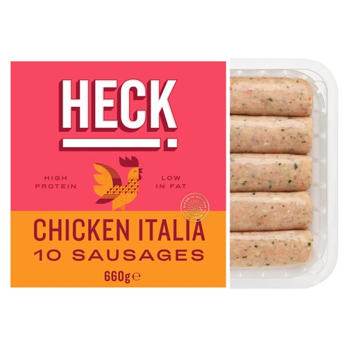 HECK 10 Chicken Italia Thick Sausages