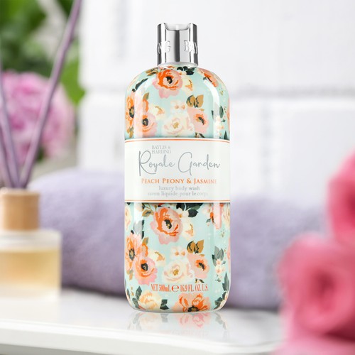 Baylis & Harding Royale Garden Peach Peony & Jasmine Body Wash
