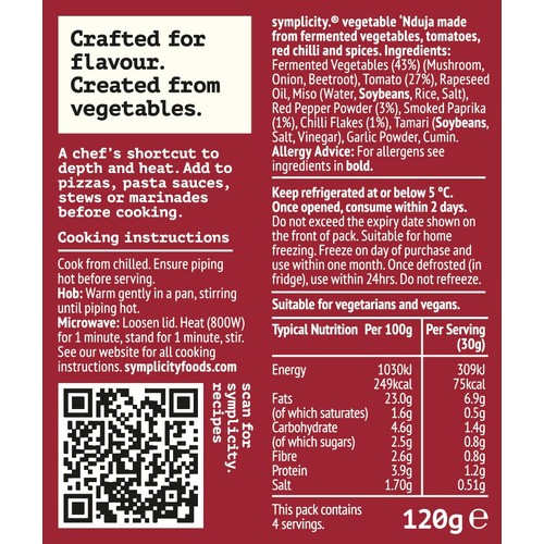 Symplicity Veggie 'Nduja