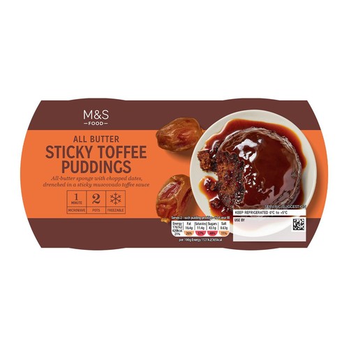 M&S Sticky Toffee Puddings