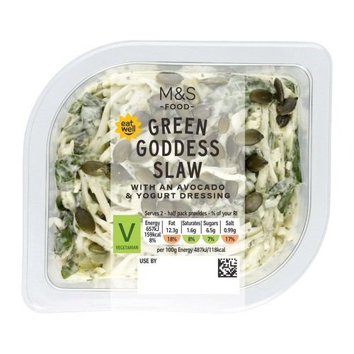 M&S Green Goddess Slaw