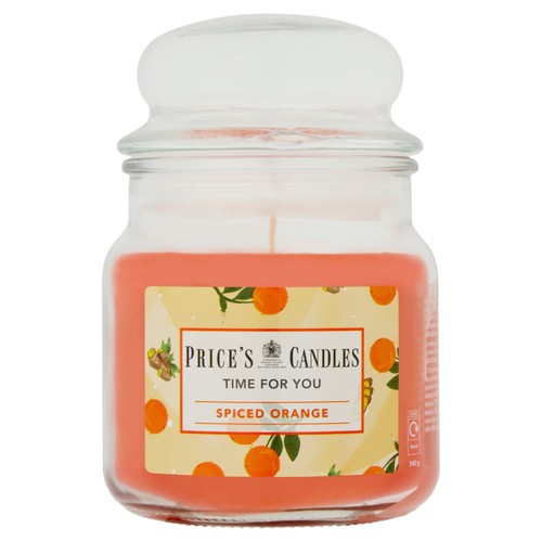 Price's Candles Time For You Spiced Orange Medium Jar